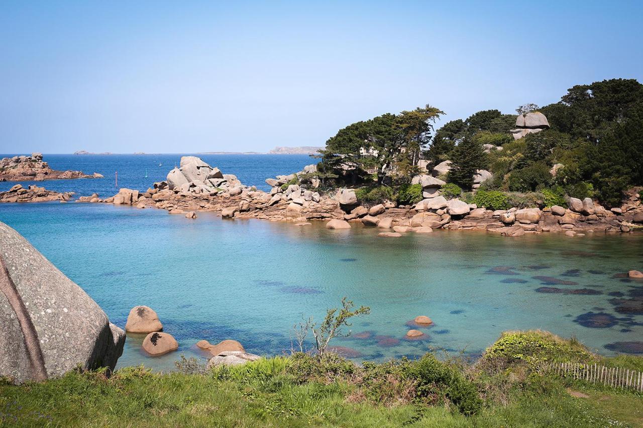Logis Hotel Saint Guirec Et De La Plage Perros-Guirec Eksteriør billede