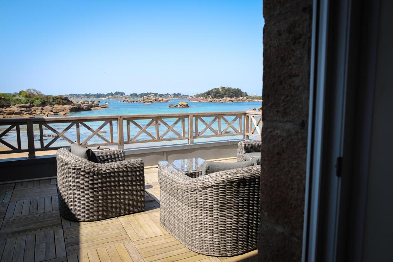 Logis Hotel Saint Guirec Et De La Plage Perros-Guirec Eksteriør billede