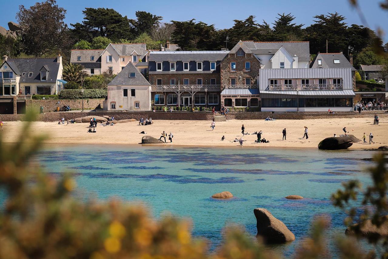 Logis Hotel Saint Guirec Et De La Plage Perros-Guirec Eksteriør billede