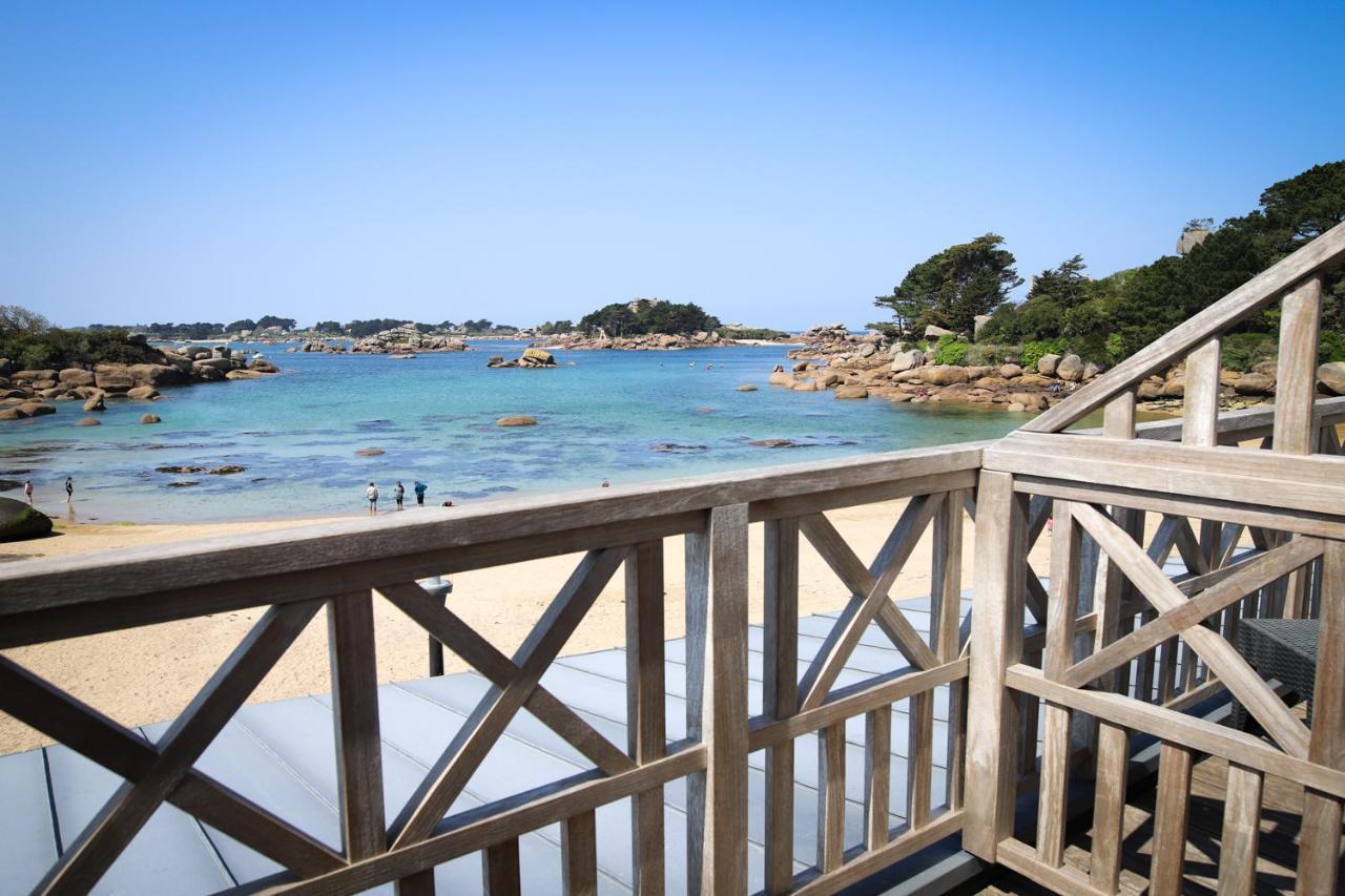 Logis Hotel Saint Guirec Et De La Plage Perros-Guirec Eksteriør billede