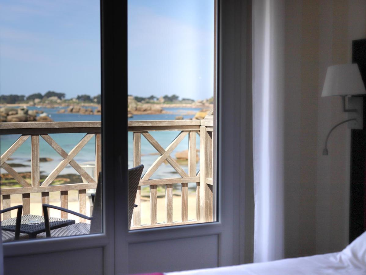 Logis Hotel Saint Guirec Et De La Plage Perros-Guirec Eksteriør billede