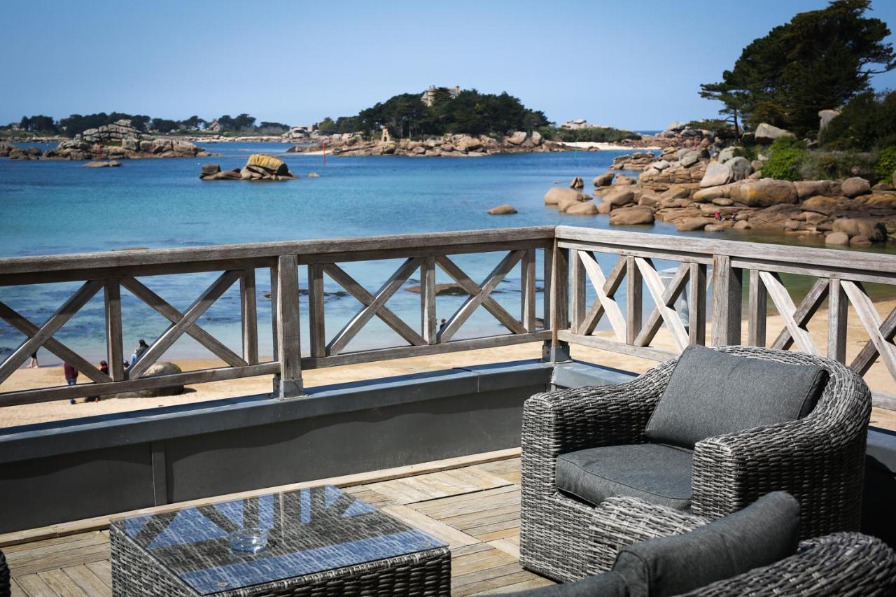 Logis Hotel Saint Guirec Et De La Plage Perros-Guirec Eksteriør billede