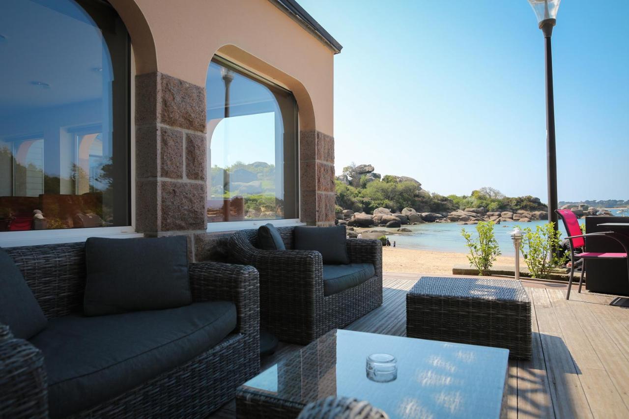 Logis Hotel Saint Guirec Et De La Plage Perros-Guirec Eksteriør billede