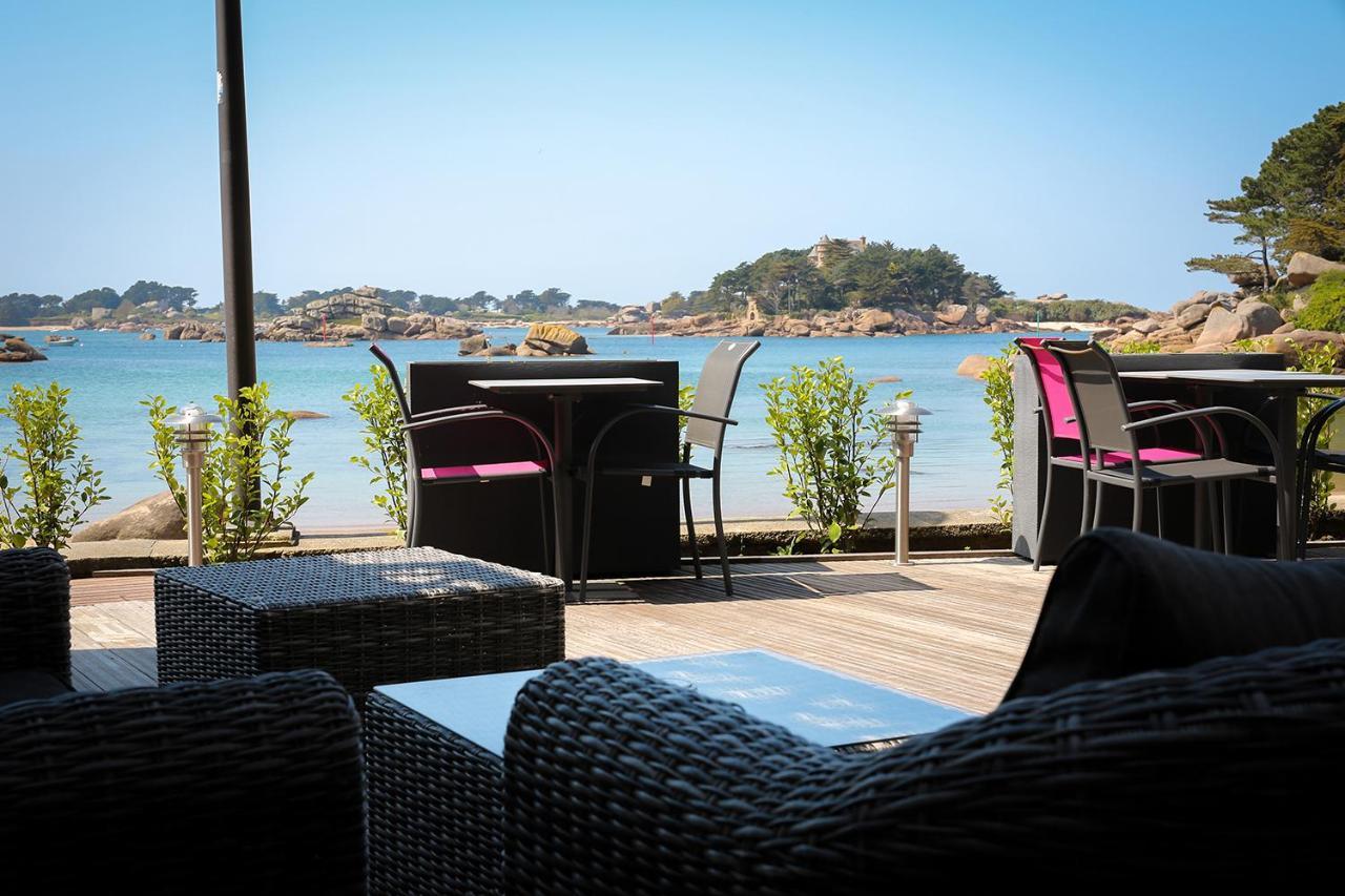 Logis Hotel Saint Guirec Et De La Plage Perros-Guirec Eksteriør billede