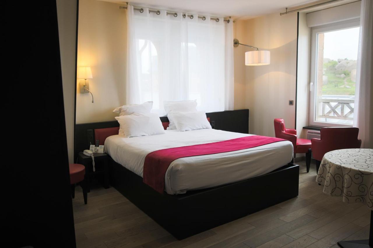 Logis Hotel Saint Guirec Et De La Plage Perros-Guirec Eksteriør billede