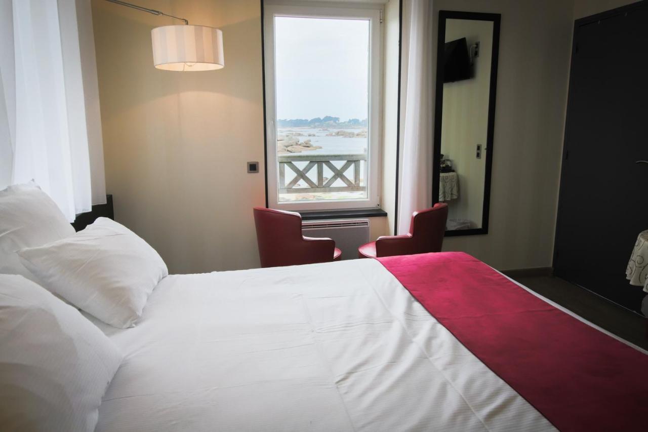Logis Hotel Saint Guirec Et De La Plage Perros-Guirec Eksteriør billede