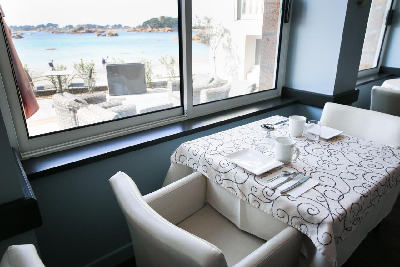 Logis Hotel Saint Guirec Et De La Plage Perros-Guirec Eksteriør billede