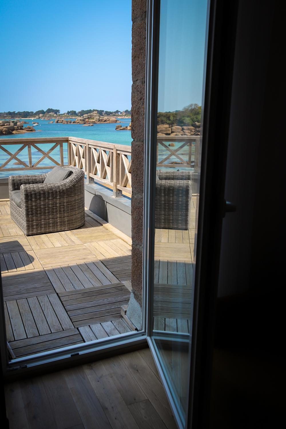 Logis Hotel Saint Guirec Et De La Plage Perros-Guirec Eksteriør billede